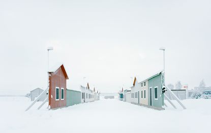Gregor Sailer, car testing area, Carson City, Sweden, 2016, from the series ‘The Potemkin Village’.