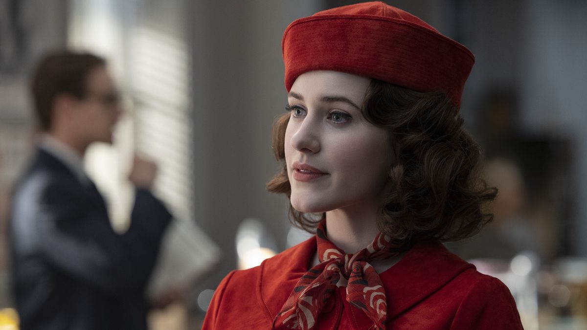 Rachel Brosnahan in The Marvelous Mrs. Maisel