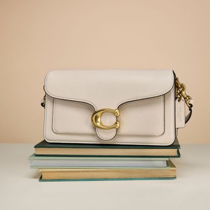 Coach Tabby bag in white leather