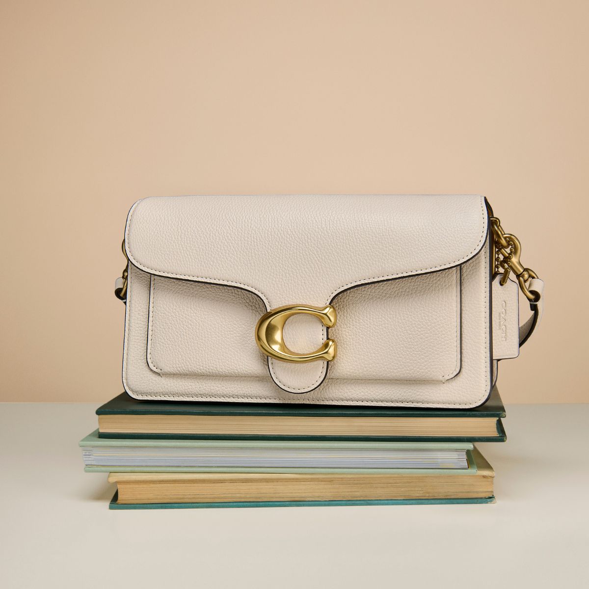 Coach Tabby bag in white leather
