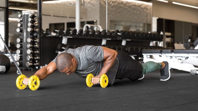 roller slide exercise machine