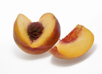 Sliced Open Peach