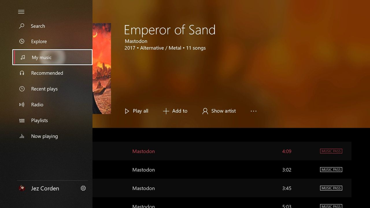 Microsoft&amp;#39;s Fluent Design comes to Groove Music on Xbox One