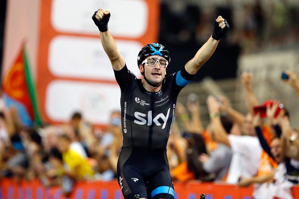 Elia Viviani wins the final stage in Abu Dhabi