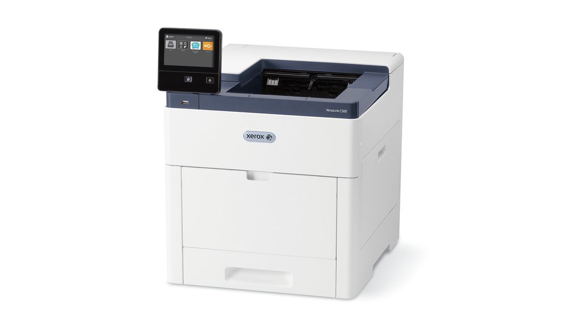 A photograph of the Xerox VersaLink C500DN