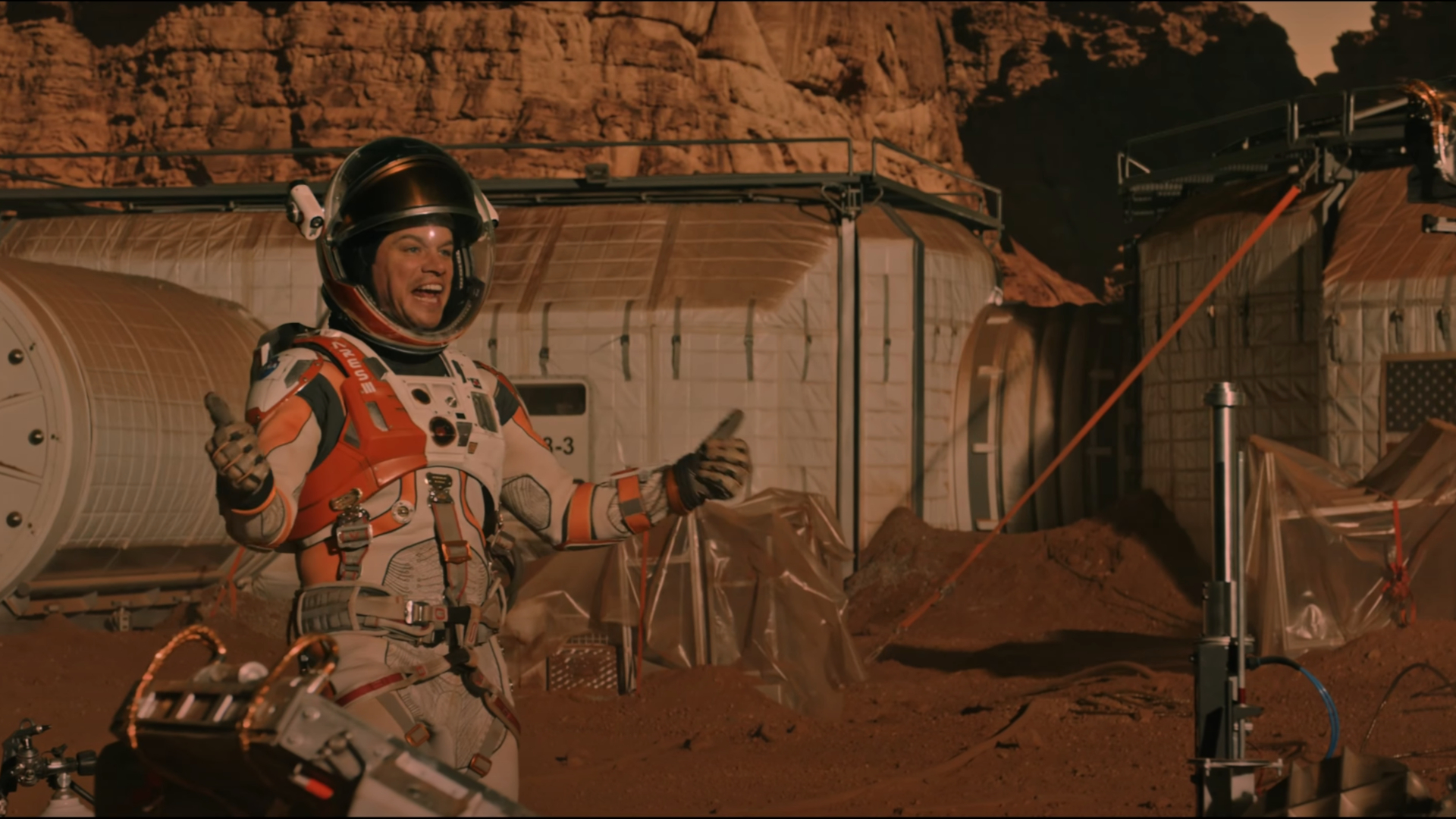 Screenshot from the 2015 movie "The Martian"