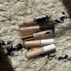 Line up of best concealers for dry skin