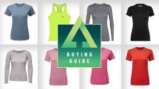 Collage of the best women's running tops