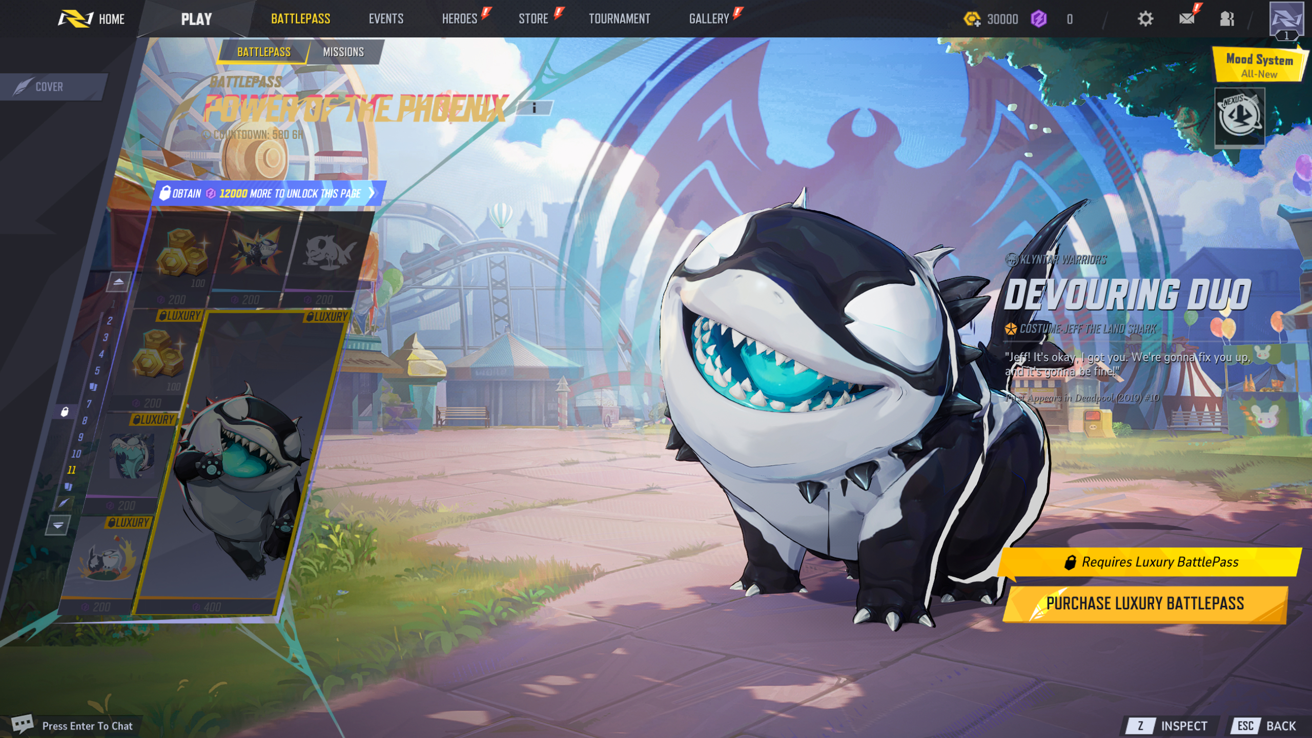 Marvel Rivals Season 3 battle pass: Page 11 of The Abyss Awaken battle pass.