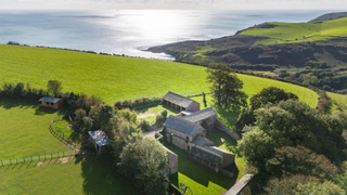 Limestone and flint property in South Devon.