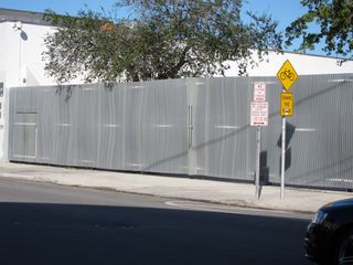 Marc Newson's eye-popping fence in the Design District