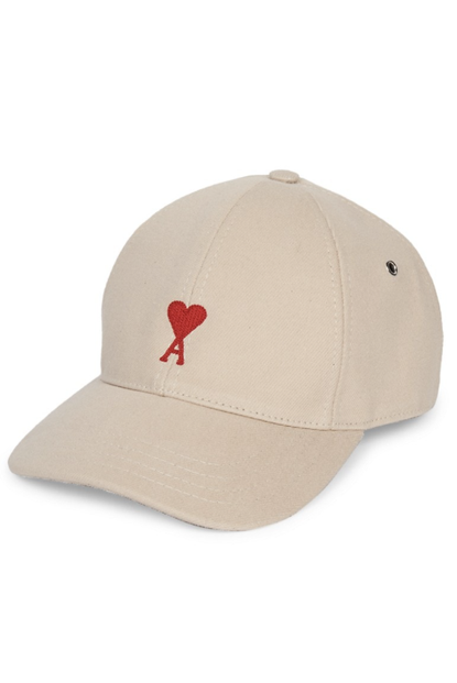 AMI Paris Ami De Coeur Denim Baseball Cap