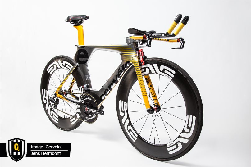 The P5 time trial bike has been given a make over