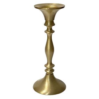 Antique Gold Taper Candle Holder, 9.5