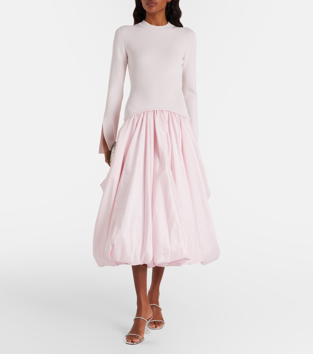 Kenlie Ribbed-Knit Midi Dress