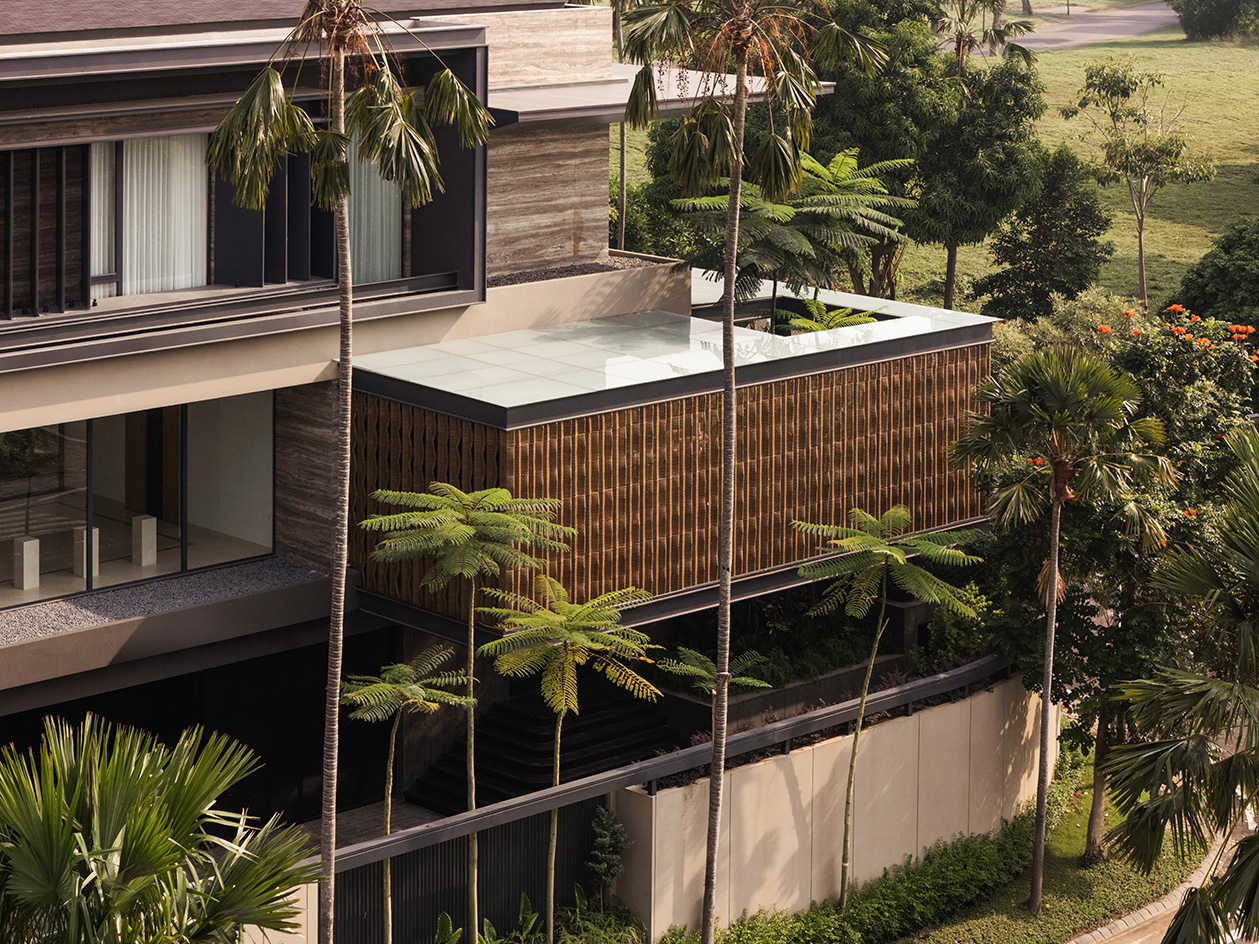 view of tropical Indonesian home SE House