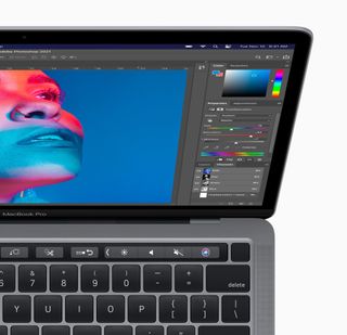 MacBook Pro (late 2020) with Photoshop