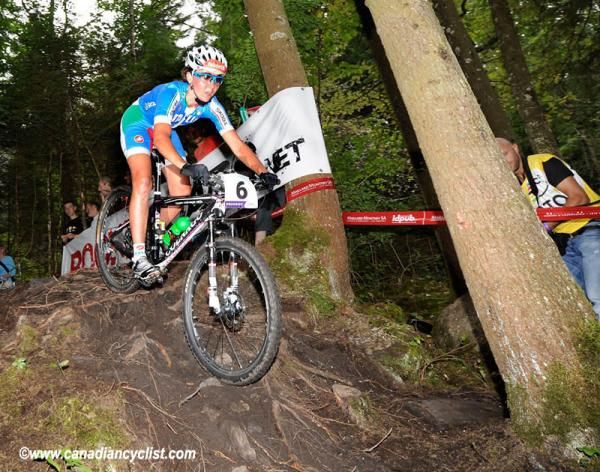 Eva Lechner (Italy) on her way to bronze