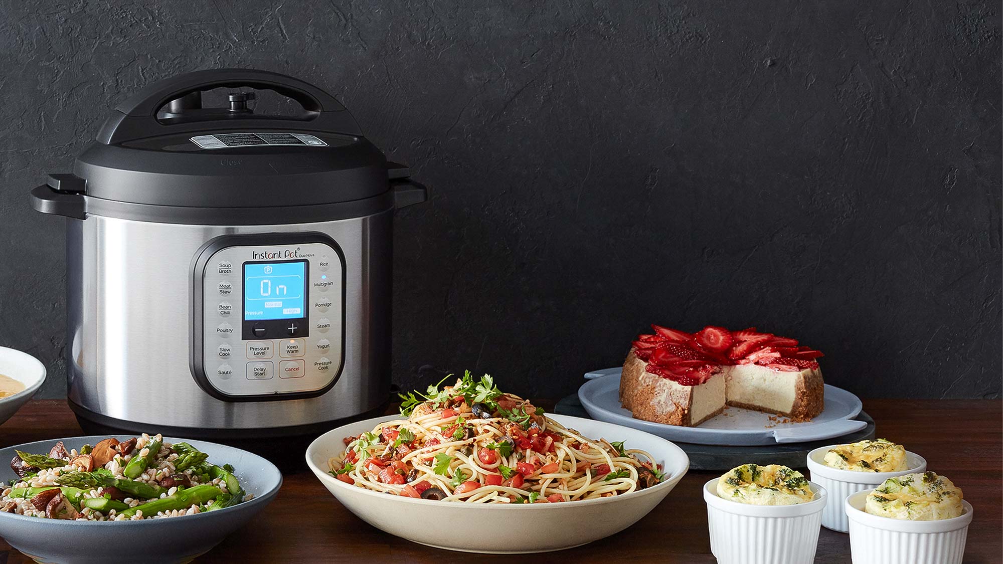 Instant Pot Duo Nova on the kitchen counter