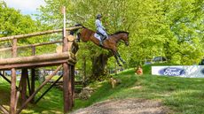 Bubby Upton and Cola at Badminton 2022.
