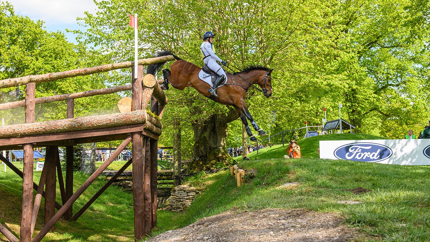 Bubby Upton and Cola at Badminton 2022.