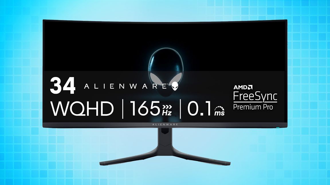 Alienware's award-winning 34-inch curved QD-OLED gaming monitor is now discounted to its lowest price ever