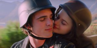 Joey King and Jacob Elordi in The Kissing Booth