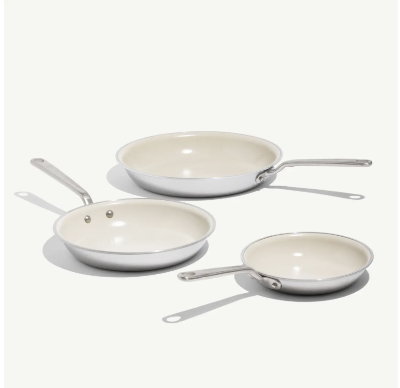 CeramiClad™ Non Stick Frying Pan Set3-Piece Set 