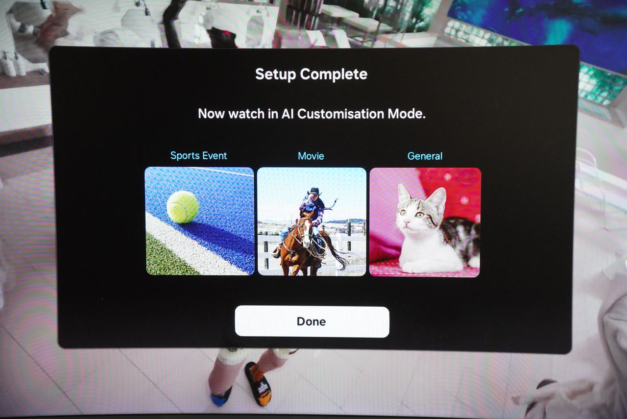 AI customization on Samsung Frame TV