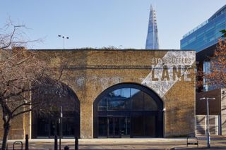exterior of renovated old building at Borough Yards in London