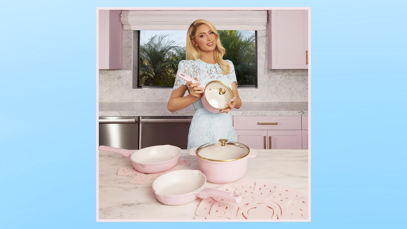 Walmart's Paris Hilton kitchen set is a pink dream