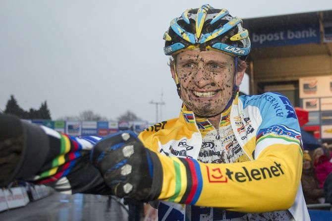 Bart Wellens (Telenet-Fidea) seemed happy with 14th