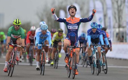 Nicolas Marini (Nippo-Vini Fantini) wins stage four of the Tour of Taihu Lake