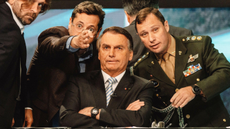 Jair Bolsonaro, former President of Brazil, during interview broadcast at SBT Television channel, Sao Paulo, Brazil