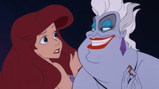 Ursula and Ariel in The Little Mermaid.
