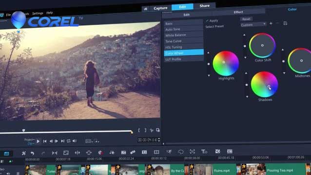 best video editing software: Corel VideoStudio ultimate screenshot and logo