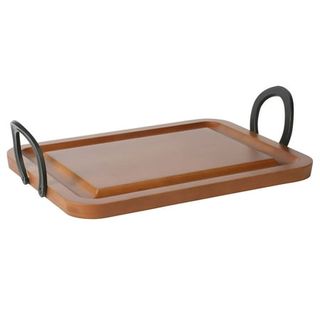 Wanda June Home 19.21-Inch Bamboo Charcuterie Board With Metal Handles by Miranda Lambert