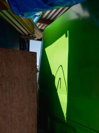 Art of seeing - abstract image of Samoan fish market