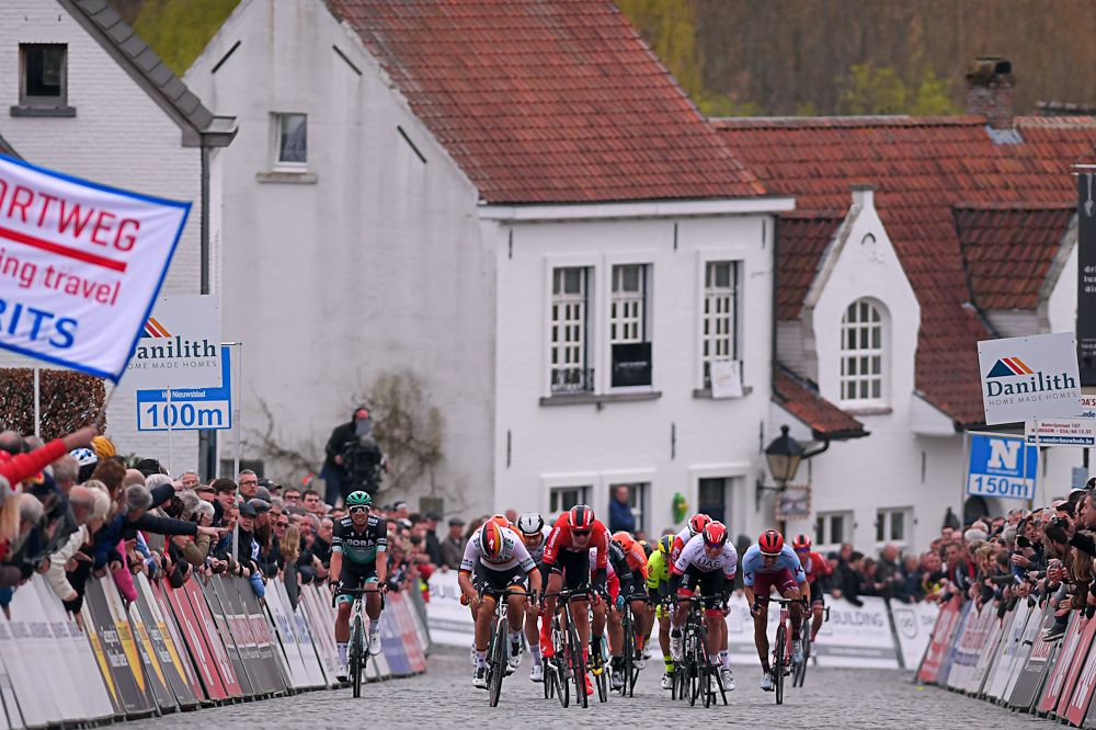 Near the end of Nokere Koerse