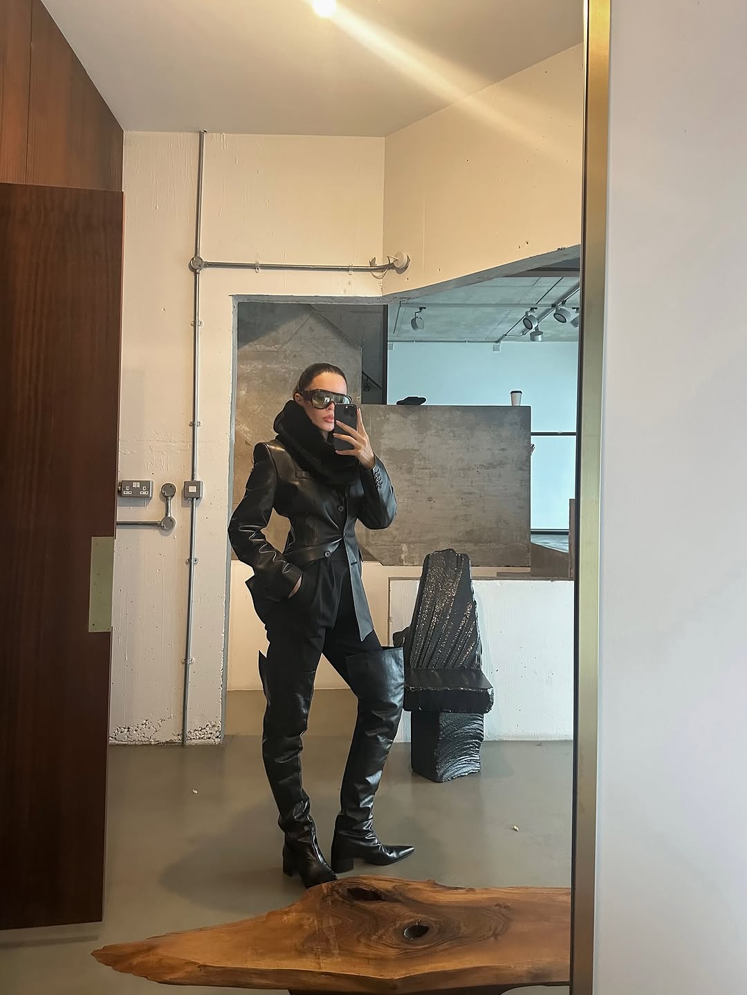 woman wearing over the knee boot outfit 2026