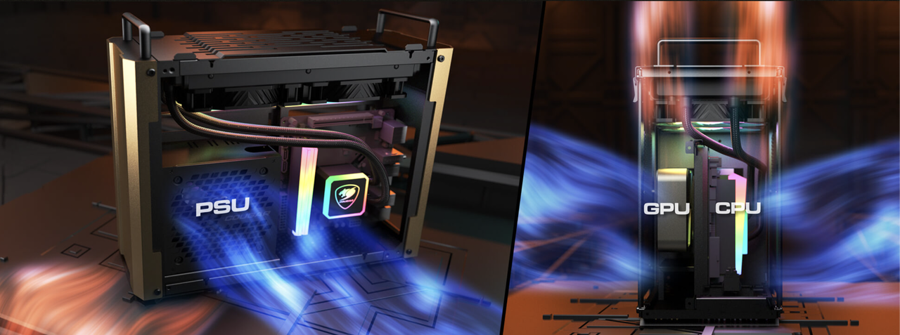 Renderings for the Cougar Dust 2 Case