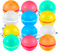 Soppycid 12 Pcs Reusable Water Balloons: $32.99 $29.69 at Amazon