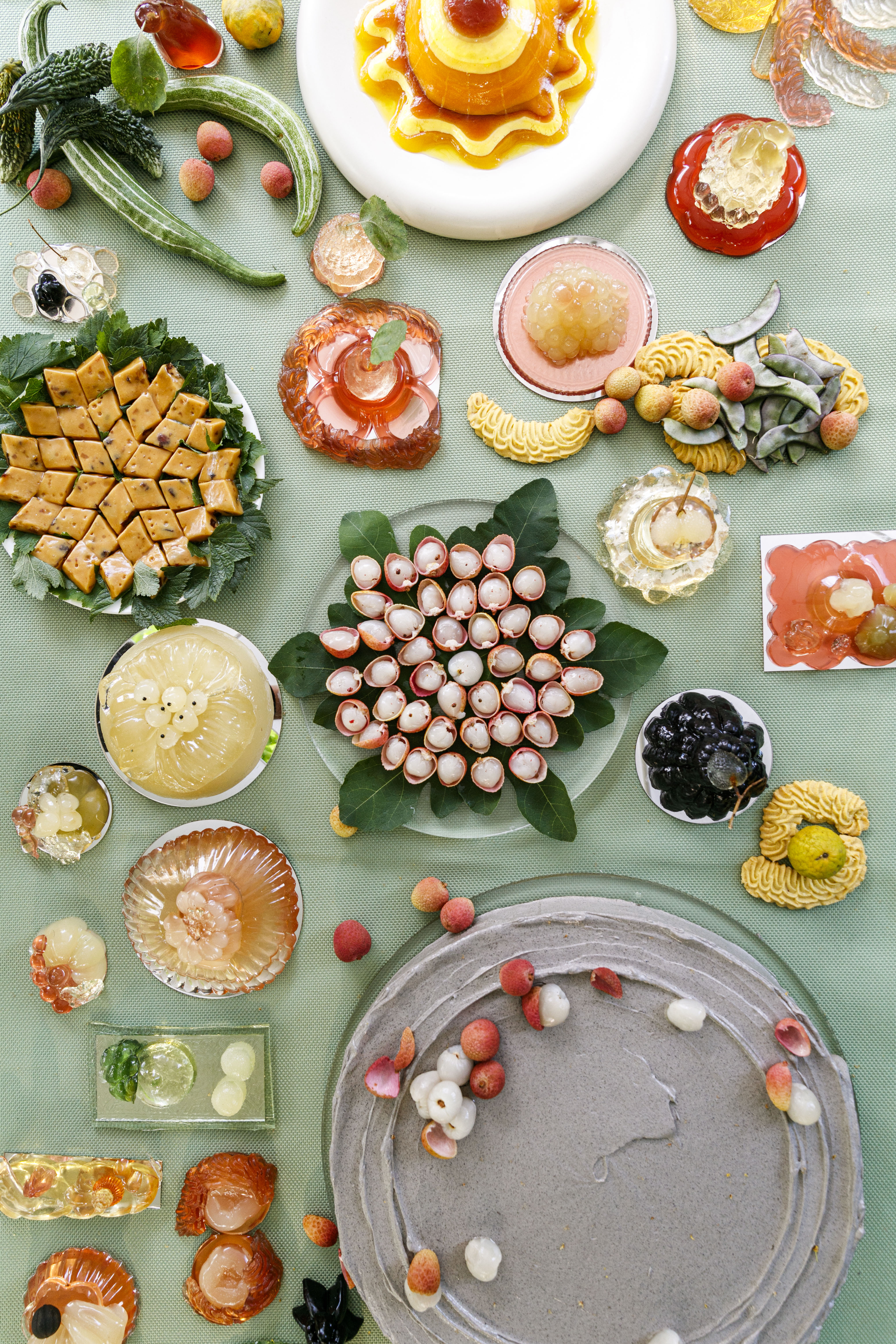 food on table