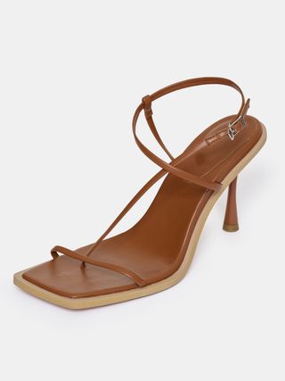 Stiletto Sandals, Brown