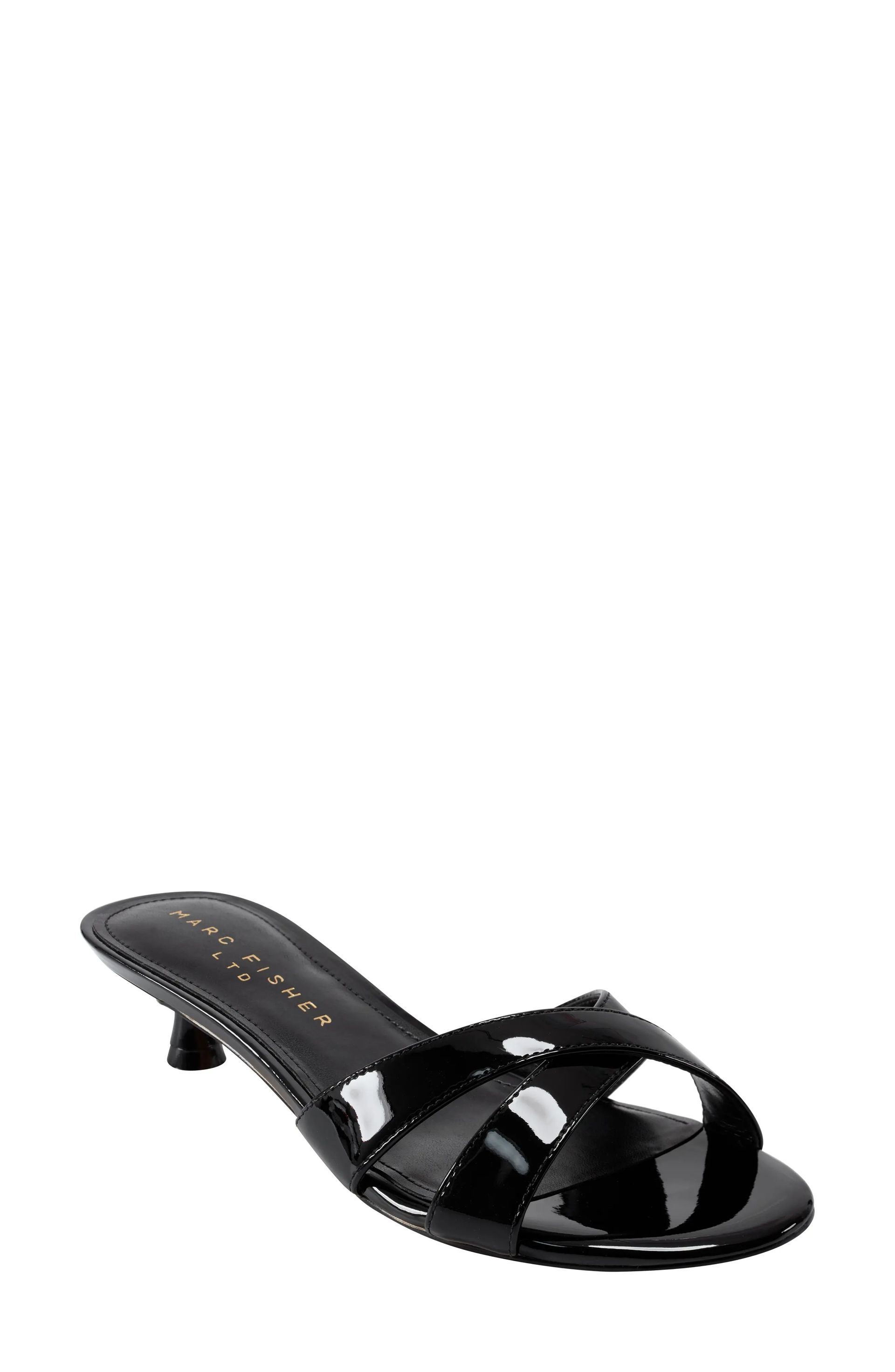 Marc Fisher LTD, Tracey Kitten Heel Slide Sandal