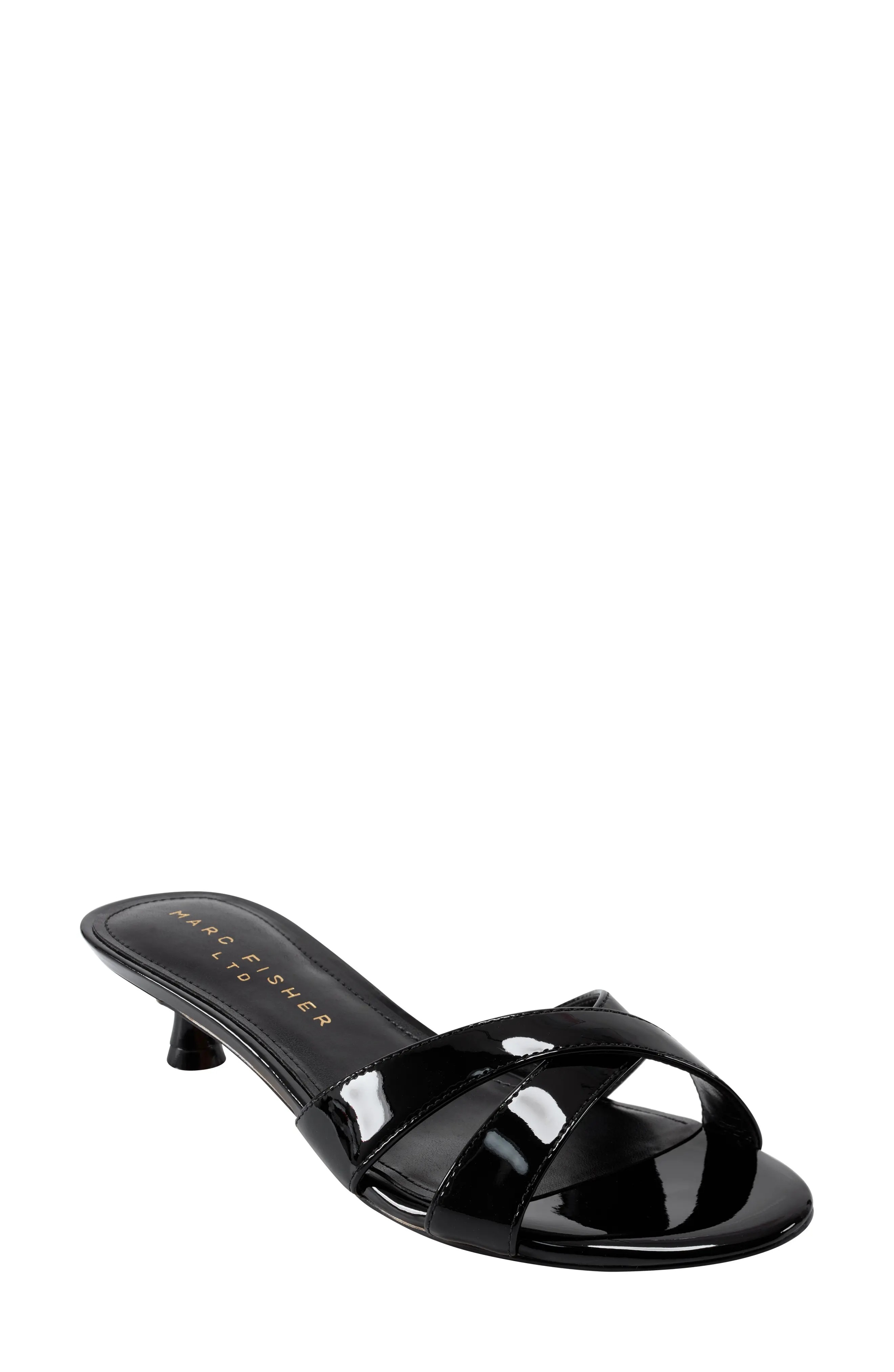 Marc Fisher LTD, Tracey Kitten Heel Slide Sandal