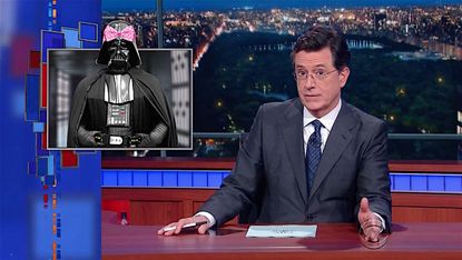 Stephen Colbert lobbies for more female super-villains