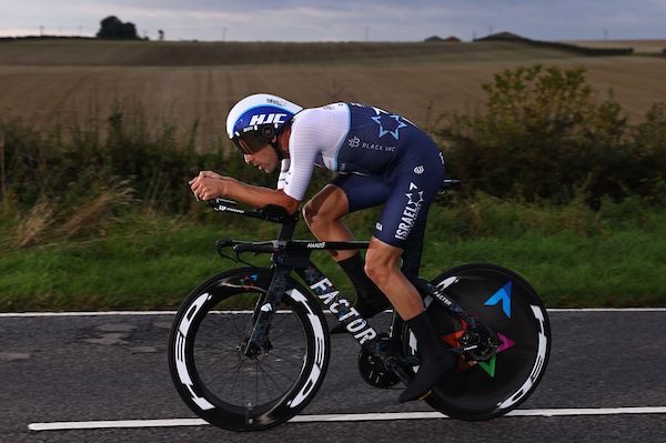 Picture by Alex Whitehead/SWpix.com - 14/10/2021 - HSBC UK British Cycling Championship, Road. Individual Time Trial, ITT Elite Men - Tealby, Lincolnshire, England - Alex Dowsett of Team Israel Start Up Nation in action