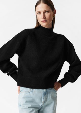 Mock-Neck Sweater