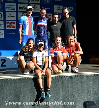 All Olympic mountain bike champions meet up at MTB Worlds